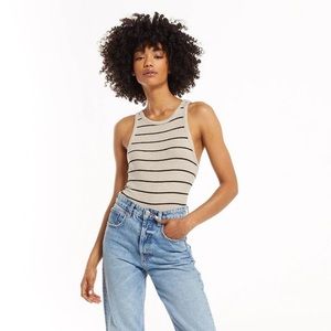 Z SUPPLY Mia Stripe Hacci Tank